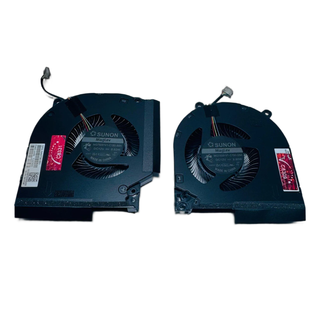 KIT DE 2 VENTILADORES PARA LAPTOP HP 16-R